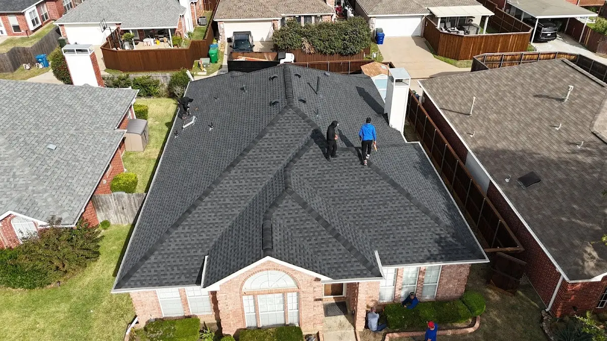 Slate & Tile Roof Repair work in progress on a Hastings property